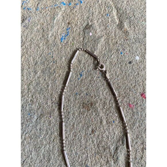 Sterling Silver Bracelet Chain Chainlink Italy 925 Stamped - Picture 2 of 5